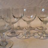 15 mismatched old glasses