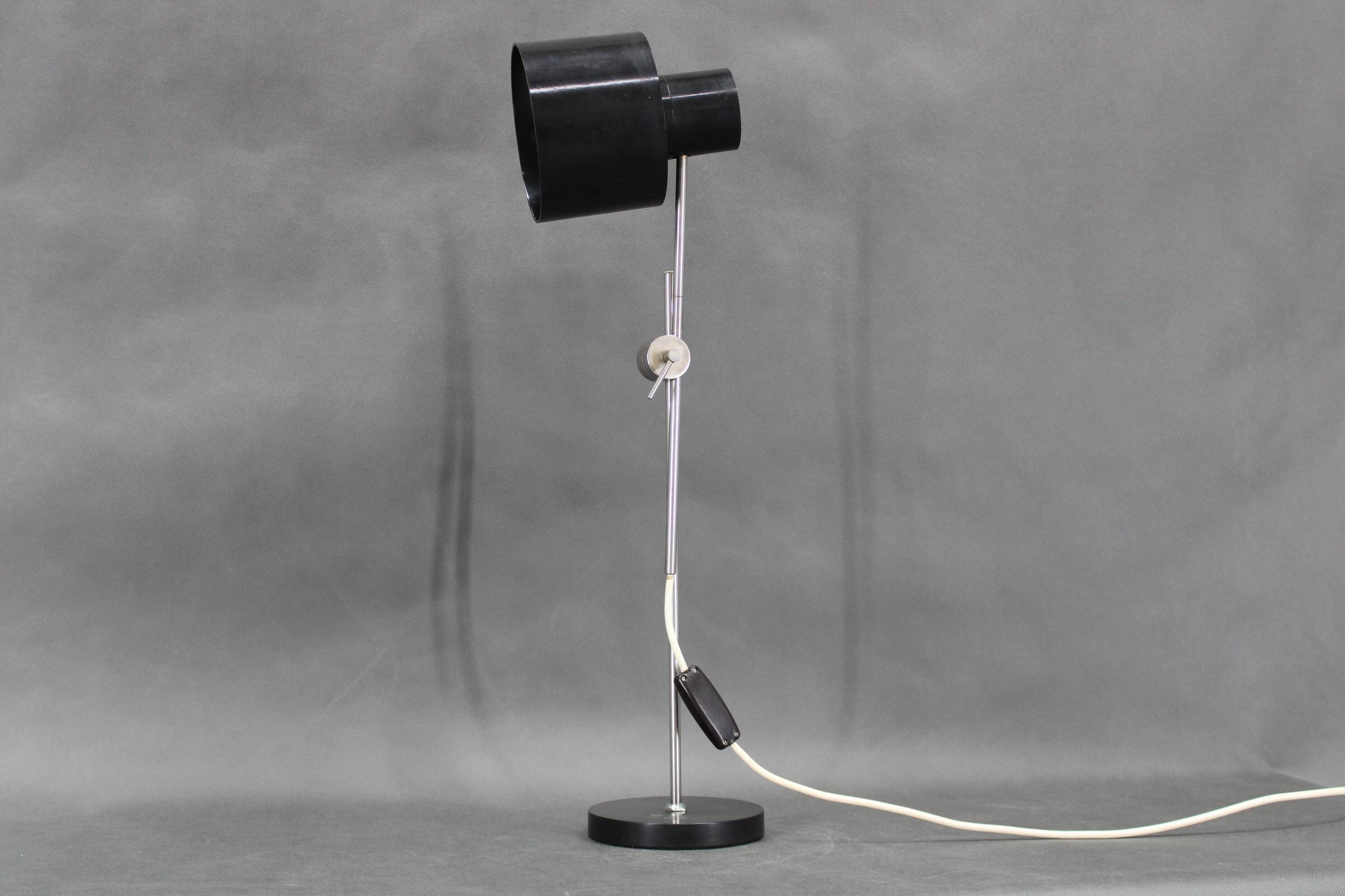 1950s Adjustable Bakelite Table Lamp, Czechoslovakia