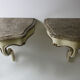 Pair of Venetian wall consoles, Italy, 20th century