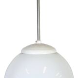 Vintage Chandelier with Milk Glass from Elektrosvit, 1960s