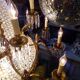 Chandelier with tassels
