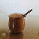 Scandinavian server, salt, pepper, mustard in teak 1960-70