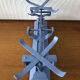 Old scale Force 5 kilos Roberval blue