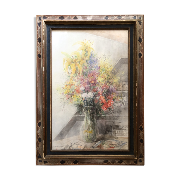 Bouquet dans l'atelier