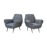 Pair of armchairs by Gigi Radice for Minotti