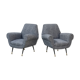 Pair of armchairs by Gigi Radice for Minotti