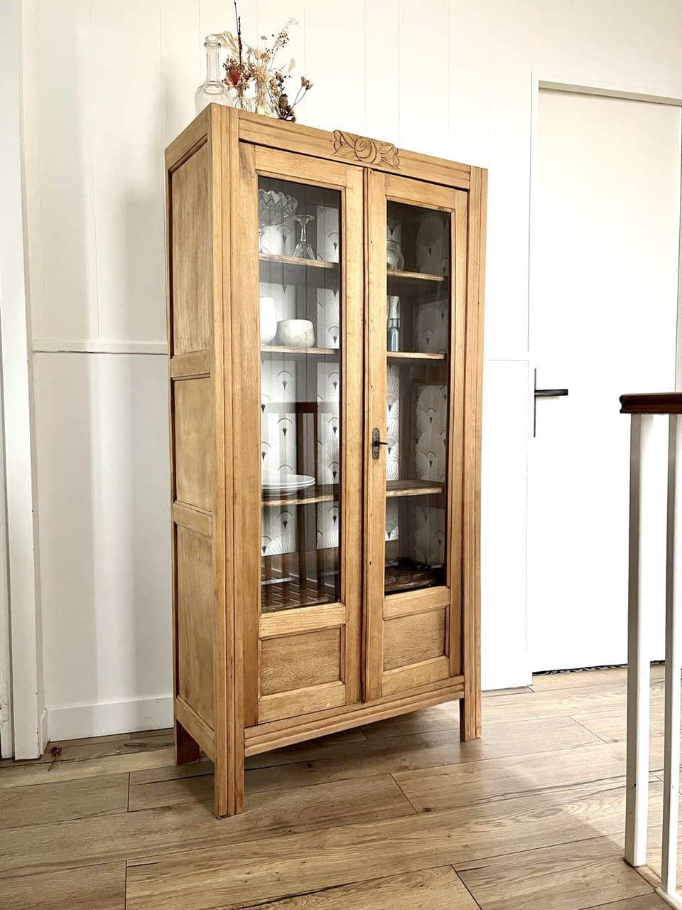 Art Deco glass cabinet