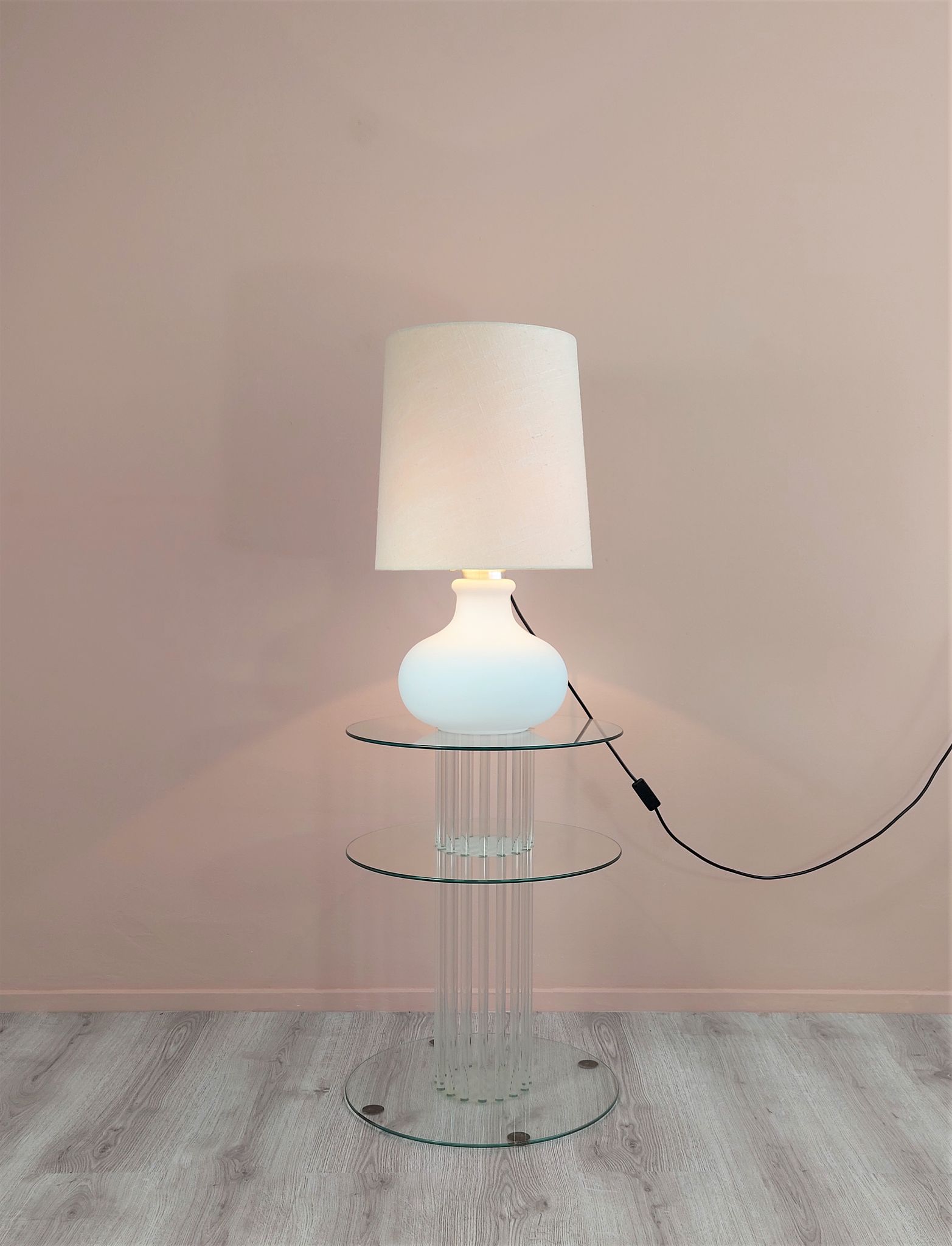 Lampe de chevet par Glashutte Limburg, années 1960.