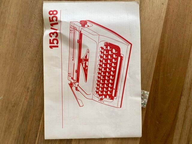 Erika beige typewriter