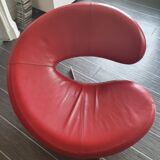 Canapé et 2 fauteuils en cuir Roche Bobois