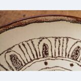 Circular, hollow dish. Ceramic from the 60s-70s