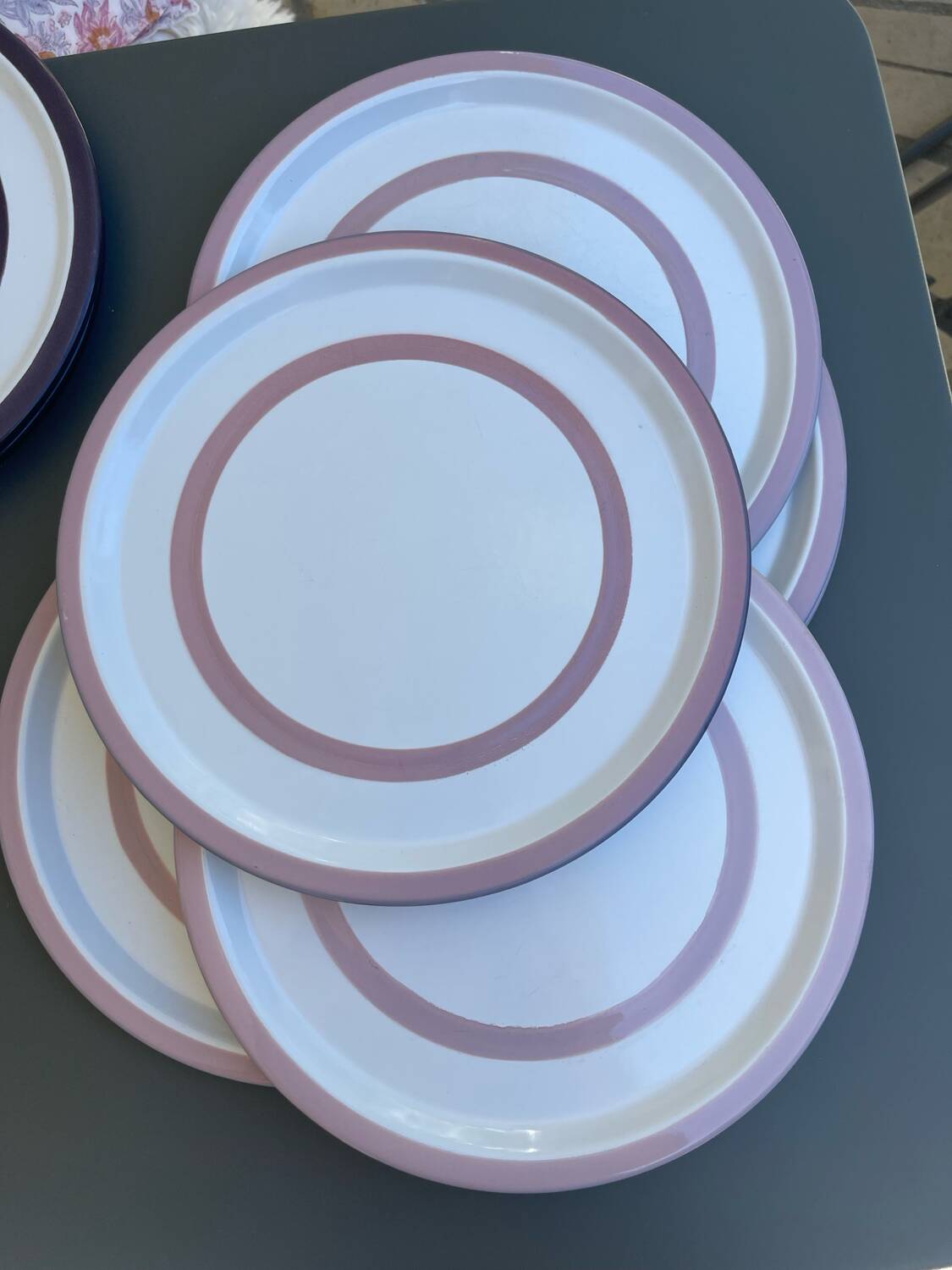 Set of 6 vintage plates by Stefania Di Petrillo