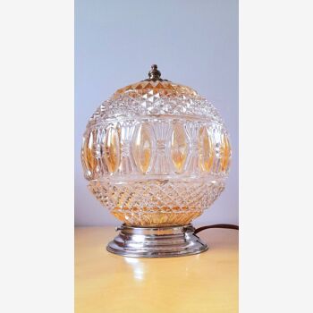 Limburg glashutte globe lamp 70s