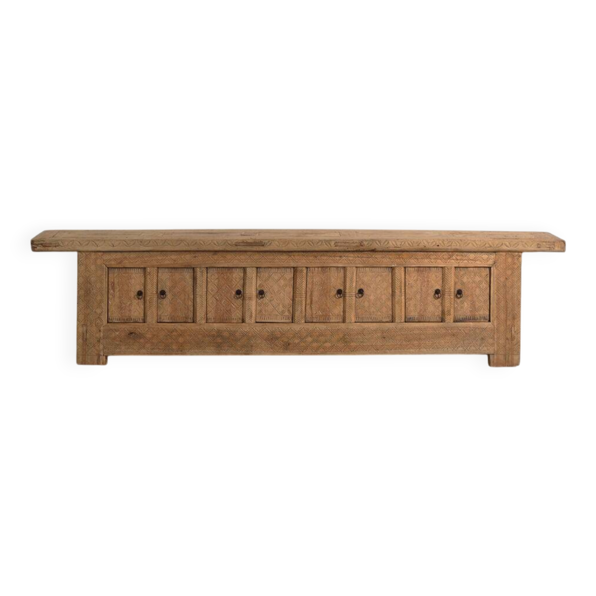 Old carved pine wood buffet – China, circa 1900