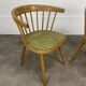 Pair of Baumann 740 office chairs, slatted models, 1960s