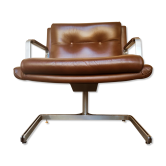 Leather armchair Raphaël Raffel
