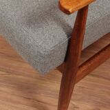 Fauteuil en laine grise, 1960