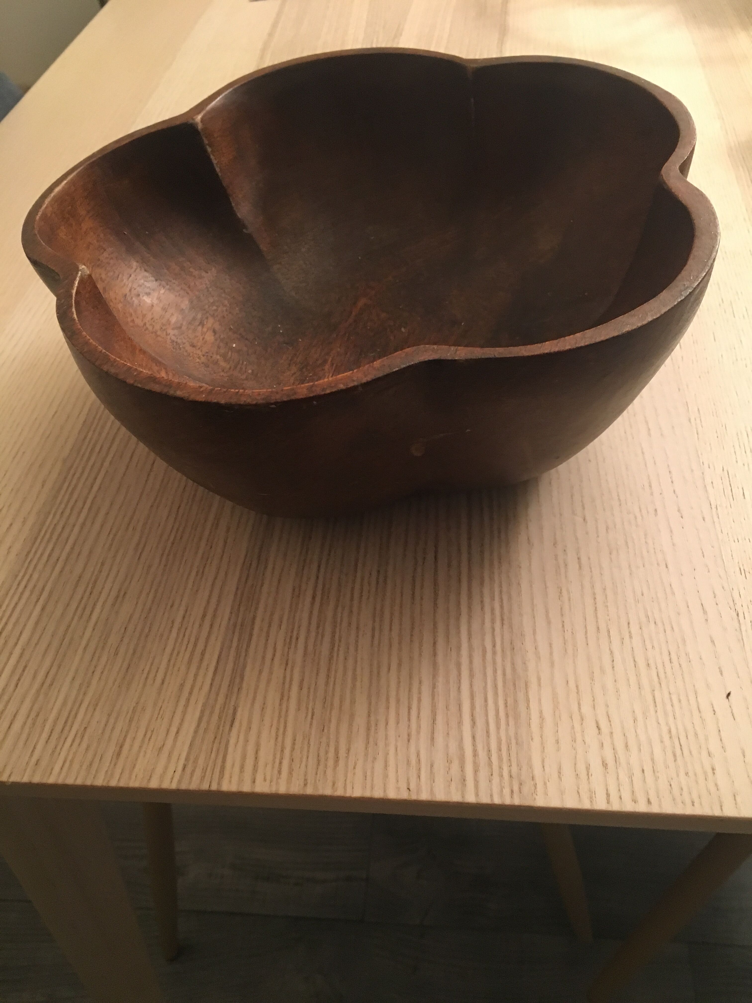 Wooden fruit basket