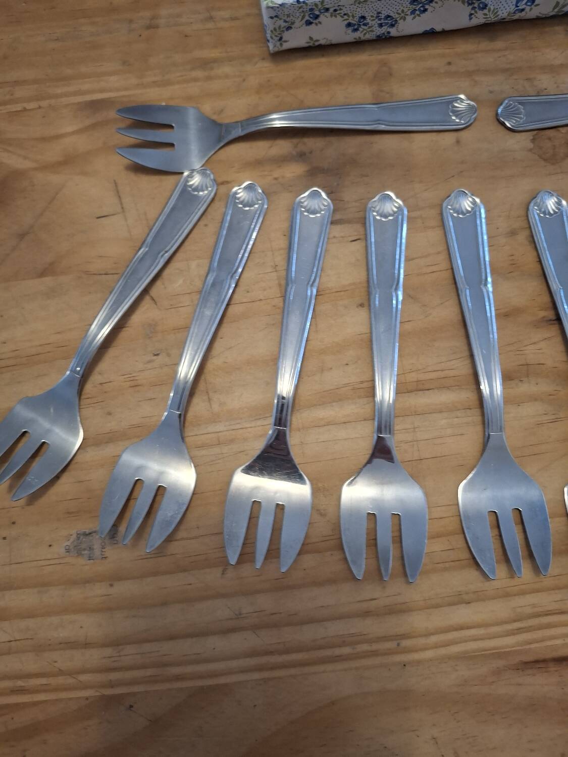 Cutlery set Guy Degrenne 12 stainless steel dessert forks
