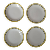 4 plates (2 deep, 2 flat)
