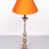 Italian Baroque carved Wooden floor lamp 1970s