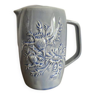 Rhodea Blue Thistle Slip Pitcher