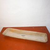 bol à pâte en bois antique * auge à pain de ferme sculptée à la main * rustique