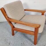 Juul Kristensen teak armchair pair for Glostrup, Denmark 60s