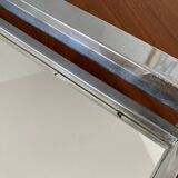Antique rectangular tray in silver and mirror color