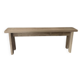 Small bench in raw wood
