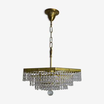 Lustre pampille vintage