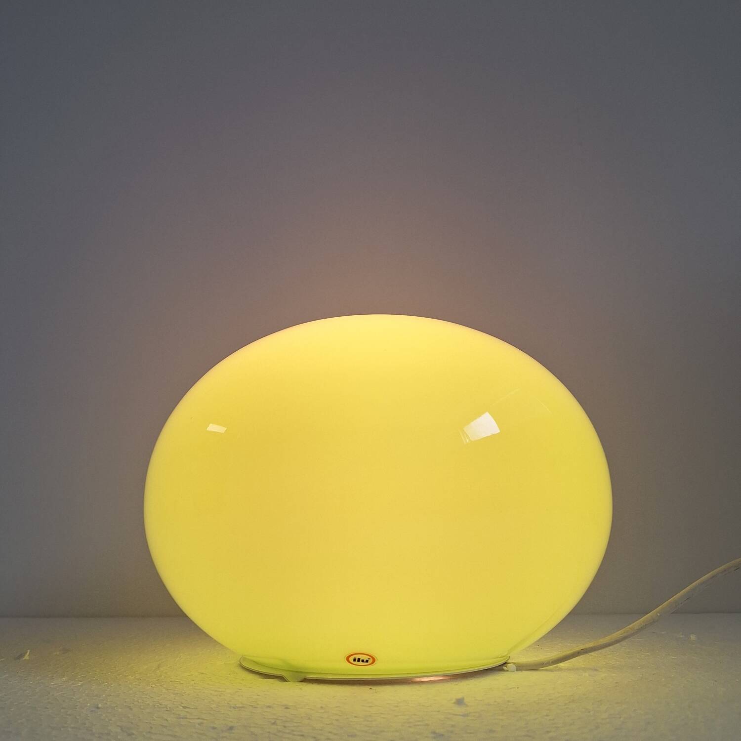 Set of large vintage table lamps by Ilu De Vetro