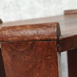 Pedestal table art deco side cabinet