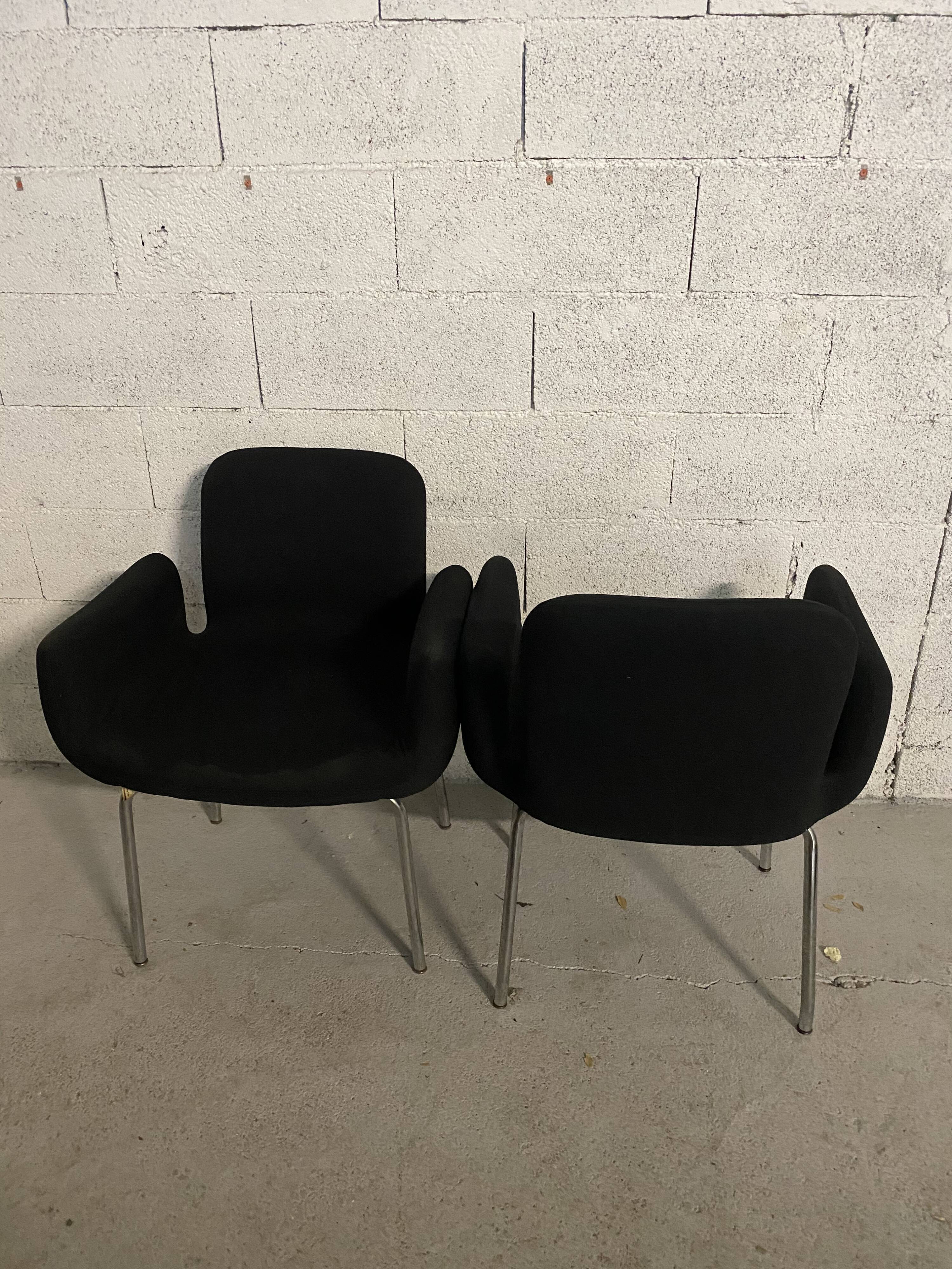 Pair of Castelli design armchairs 1970