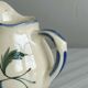 Ceramic sauce boat, hand painted milk jug