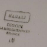 Plates Digoin Sarreguemines, St Amand and Moulin des loups
