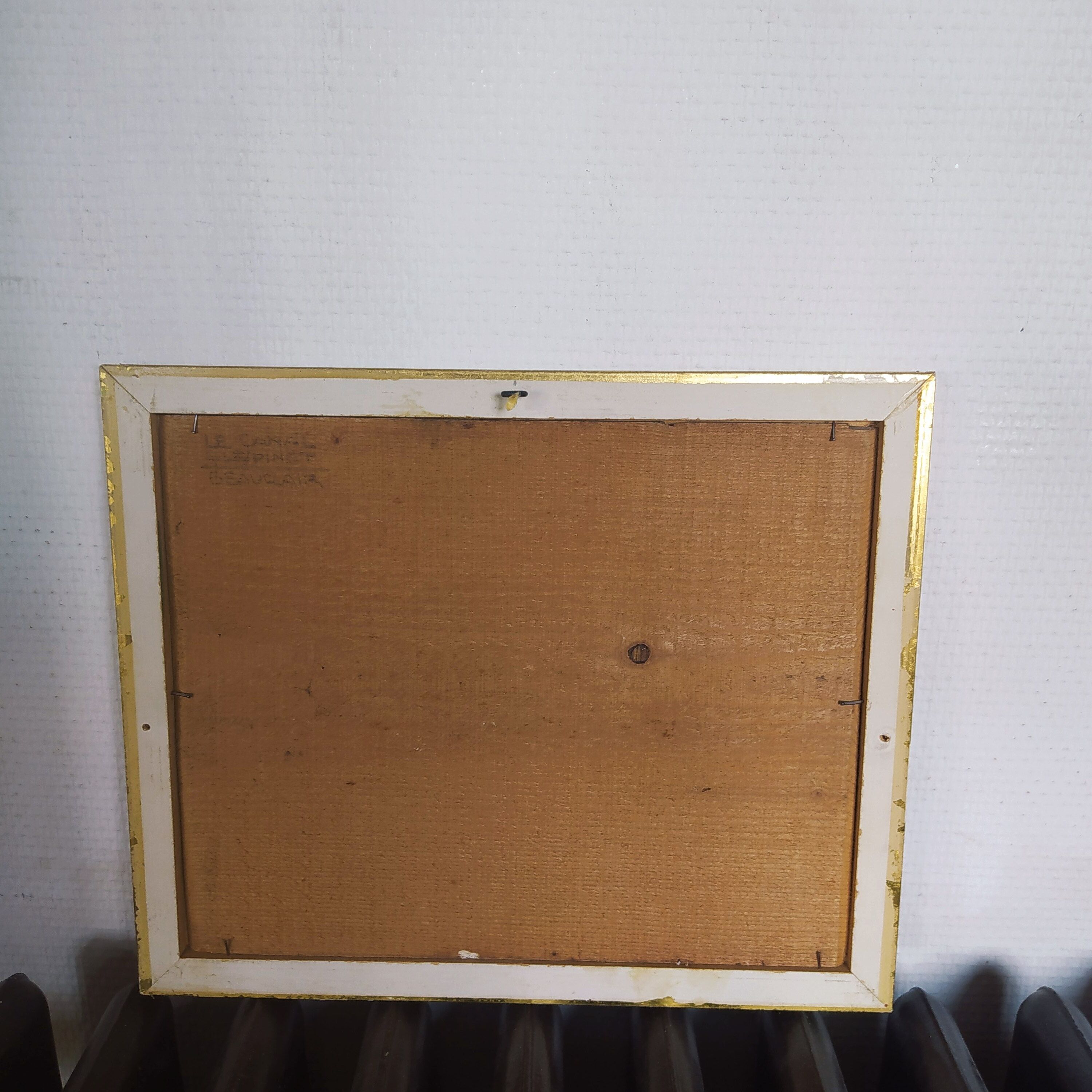 Painting by rene beauclair (1875-1960) painter of montauban the lespinet canal