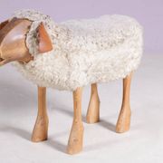 Sculpture, tabouret mouton par Peter Krafft, Allemagne années 1960