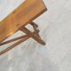 Former pair of pine benches 2m10