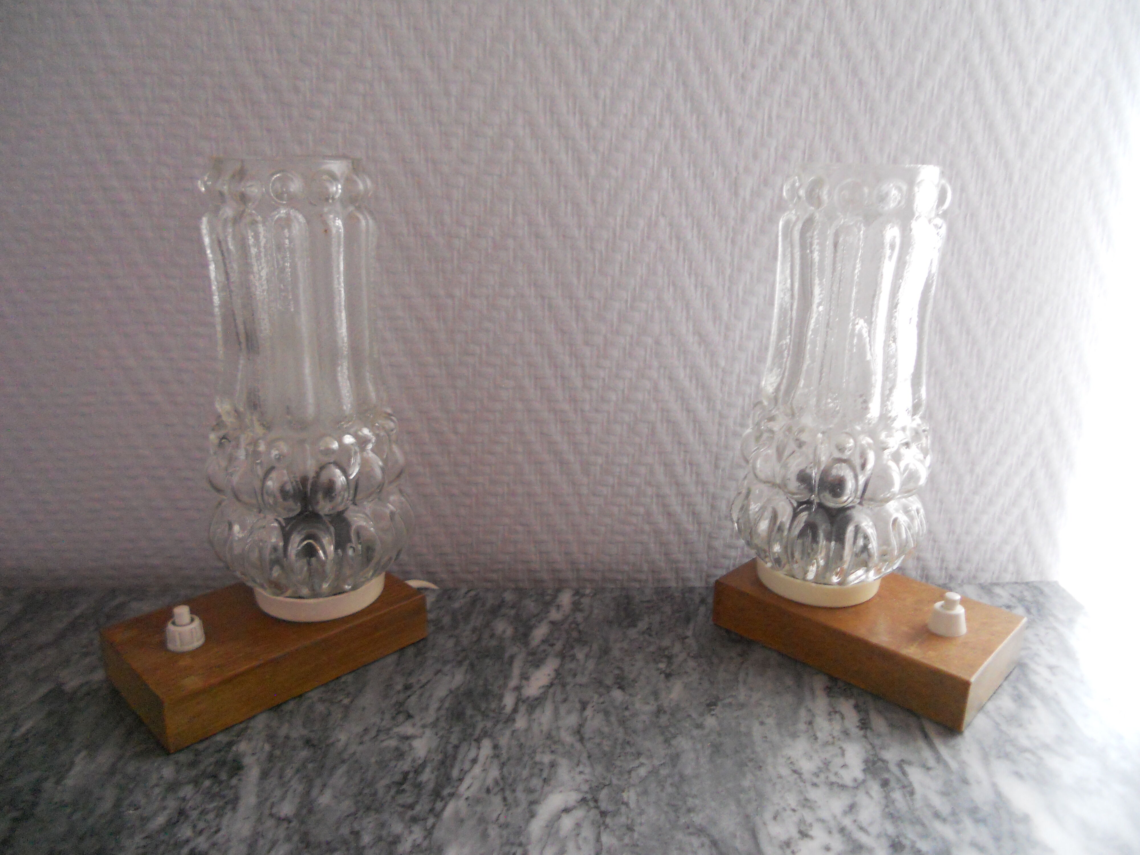 Pair of bedside lamps