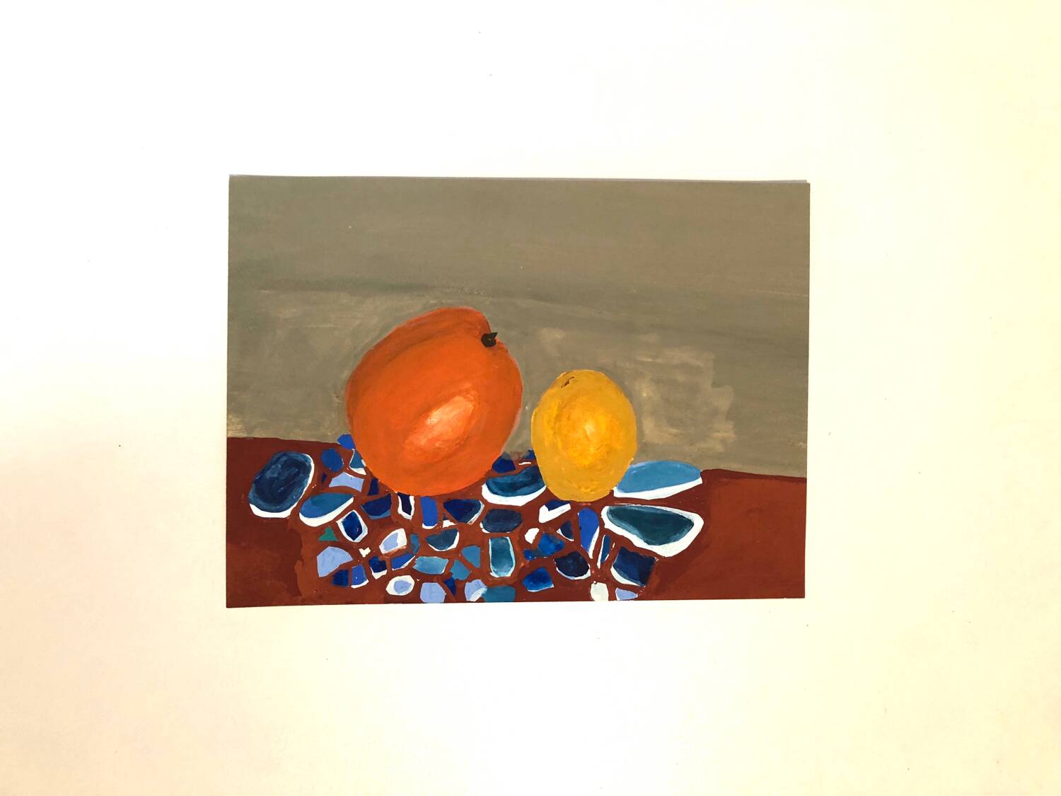 Illustration "Orange and lemon"