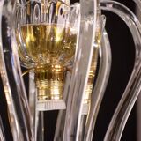 Lustre en verre de Murano attribué à Barovier e Toso, années 1950
