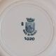 1 vintage dessert plate Saint Amand decor 4020