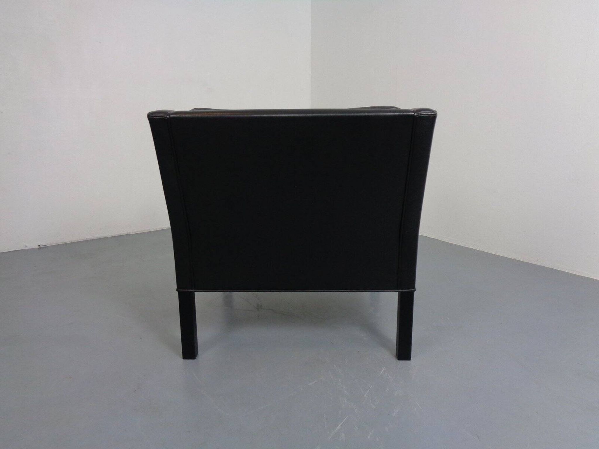 2321 Leather Armchair by Børge Mogensen for AS Fredericia Stolefabrik, Denmark, 1960s