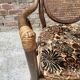 Bamboo armchair and adult canning