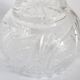 Vintage sugar bowl in crystal and clear glass, Italy, 1960s.
