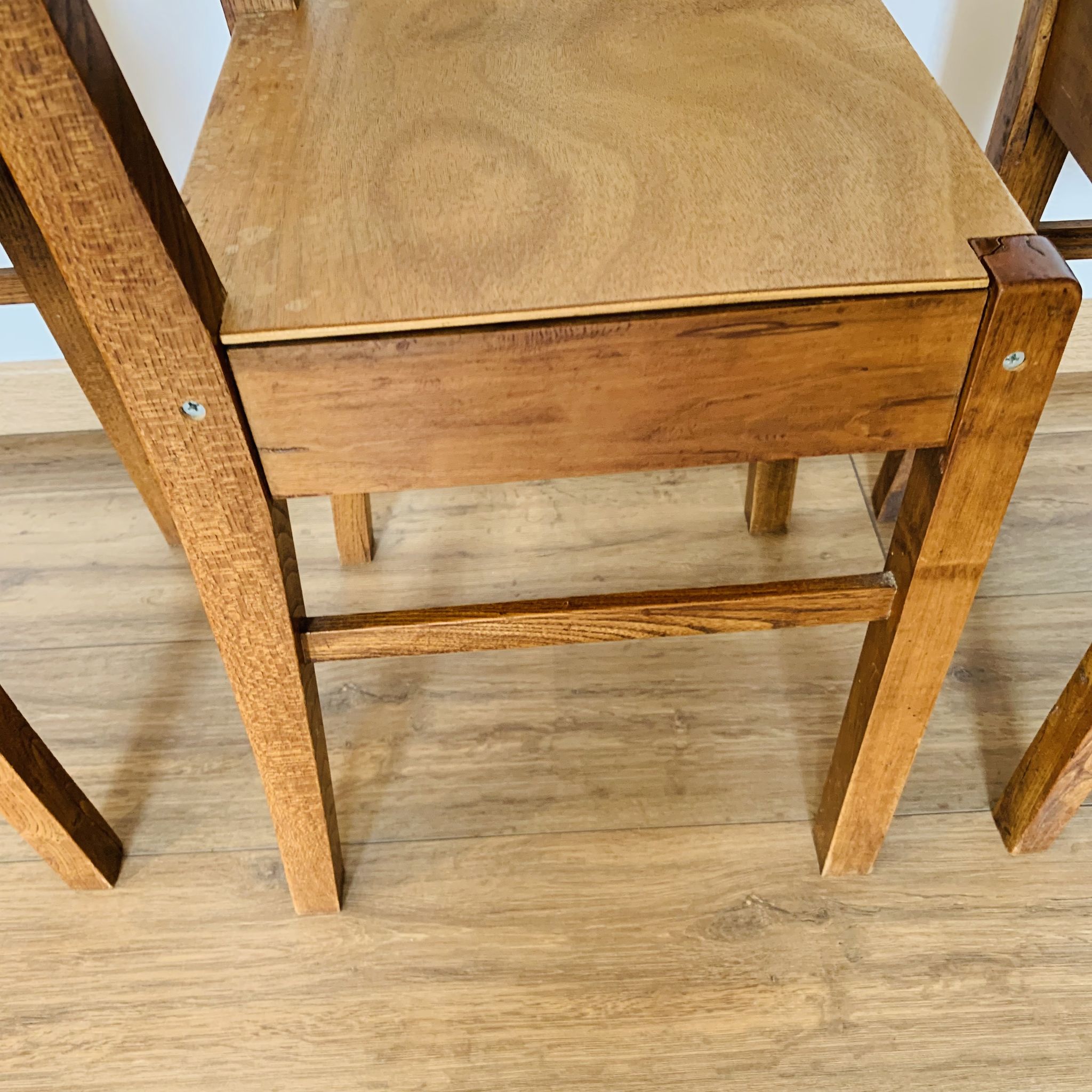 Set of 4 chairs from the 1960s.