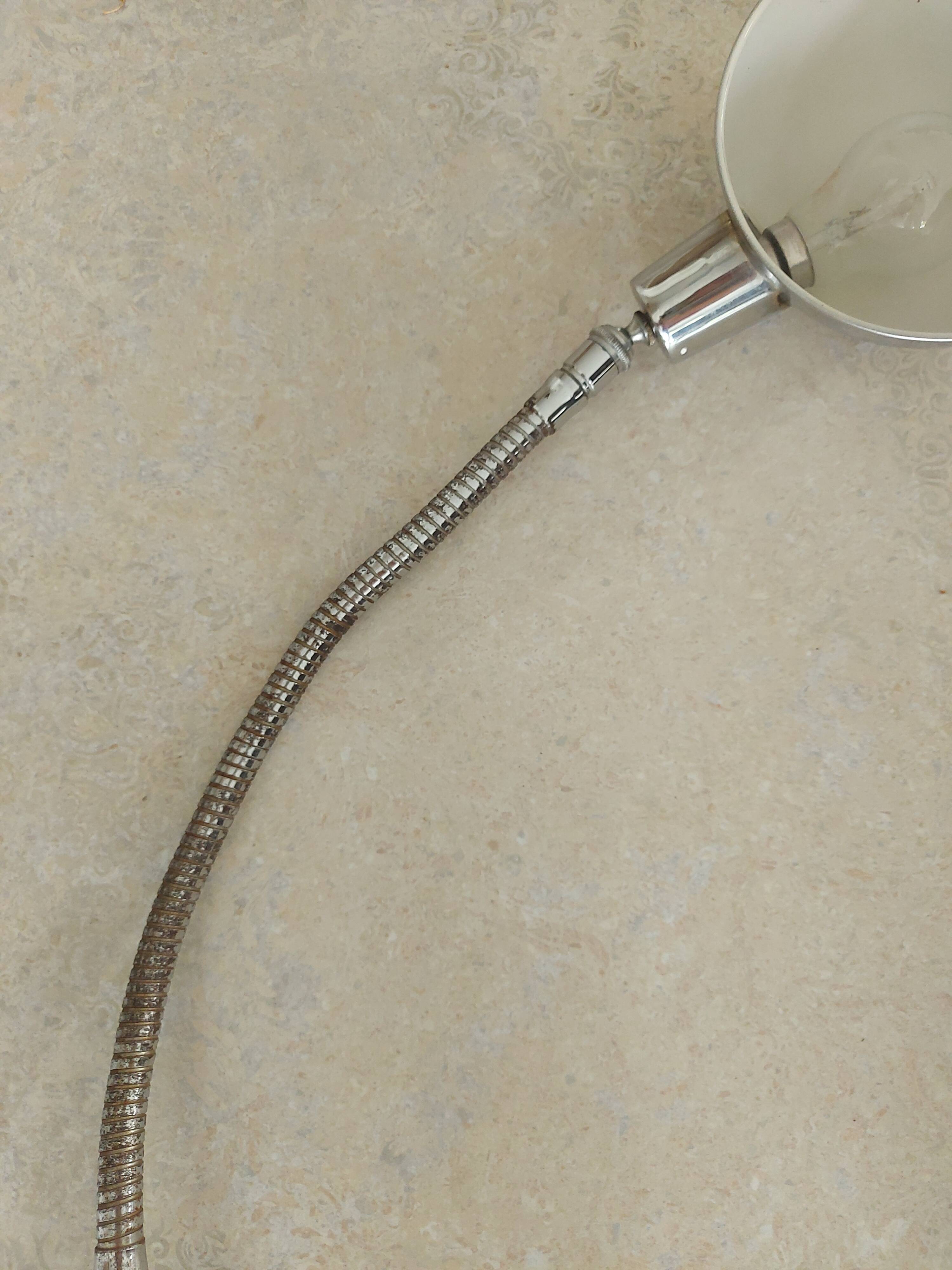 Lampe de bureau chromée Jumo