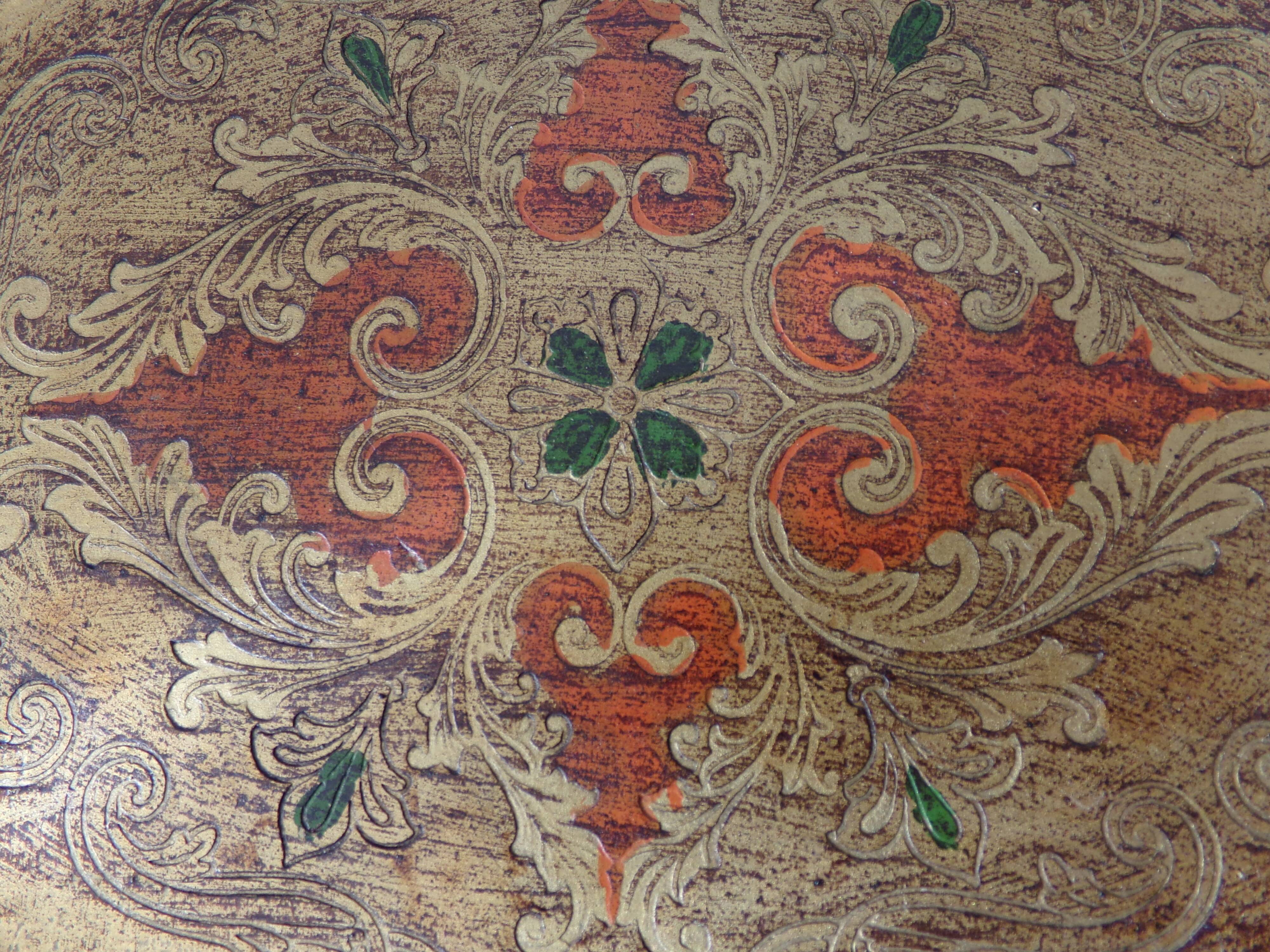 Florentine wooden tray