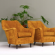 Set of 2 armchairs Italy 1950